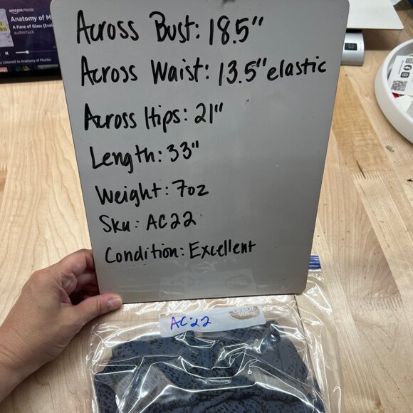 Parker Silk Halter Printed Mini Dress Blue Black Size Small - Picture 11 of 11